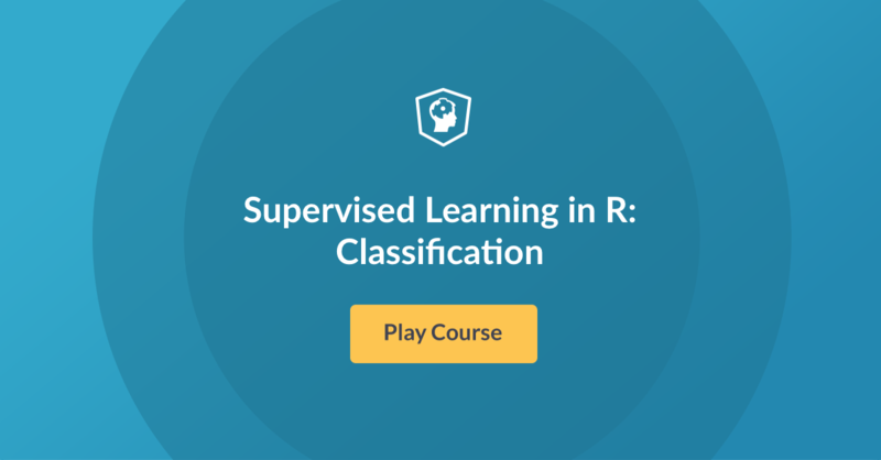 New Course! Supervised Learning in R: Classification